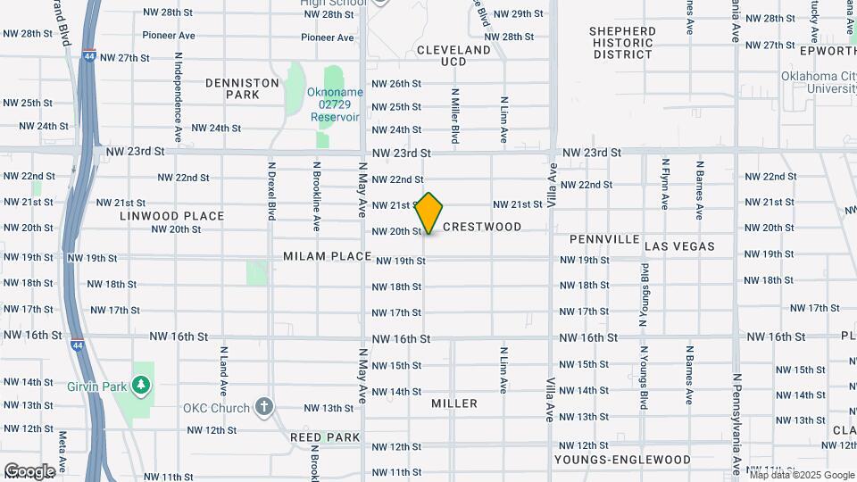 2012 N Ross Ave Map and Location Details