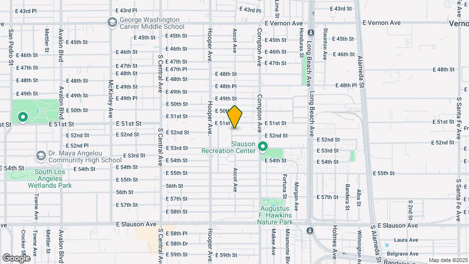 1401 E 52nd St Map and Location Details