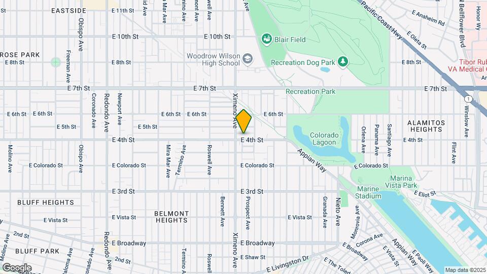 4433 E 4th St Mapa y Detalles de la Ubicación