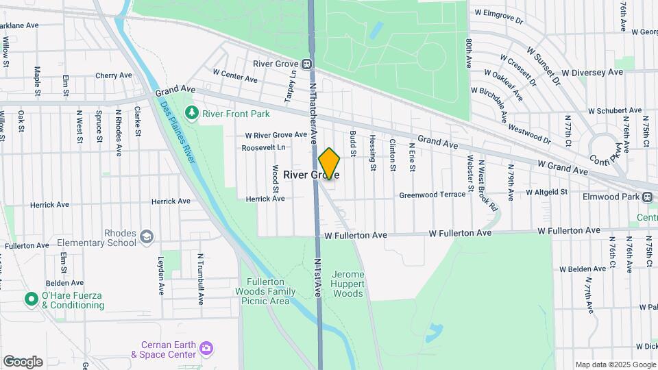2521 N Thatcher Ave Map and Location Details