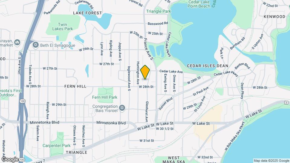 2730 Glenhurst Ave Map and Location Details