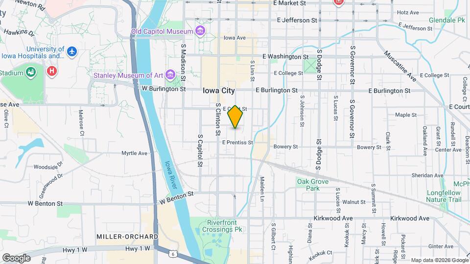 535 S Dubuque St Map and Location Details