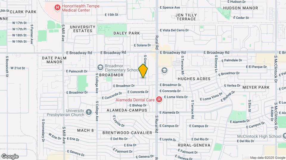 2214 S Granada Dr Map and Location Details