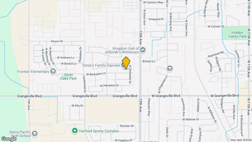 1830 W Berkshire Ln Map and Location Details