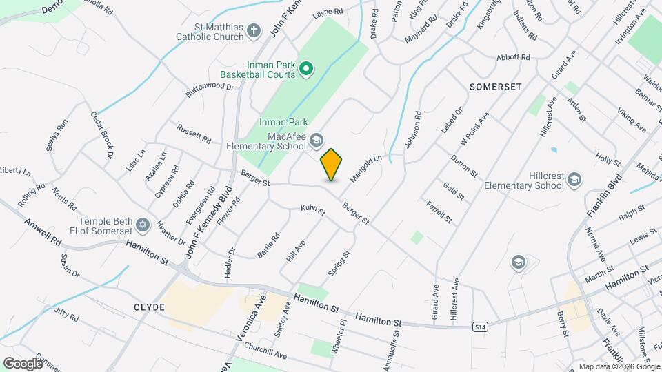 199 Berger St Map and Location Details