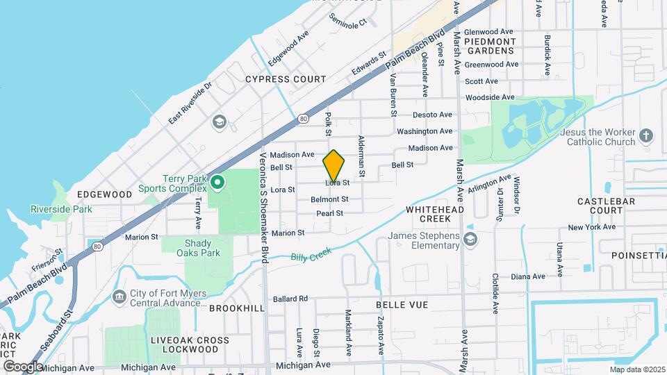 3810 Lora St Map and Location Details