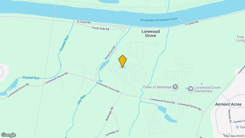 544 Lewes Landing Rd Map and Location Details