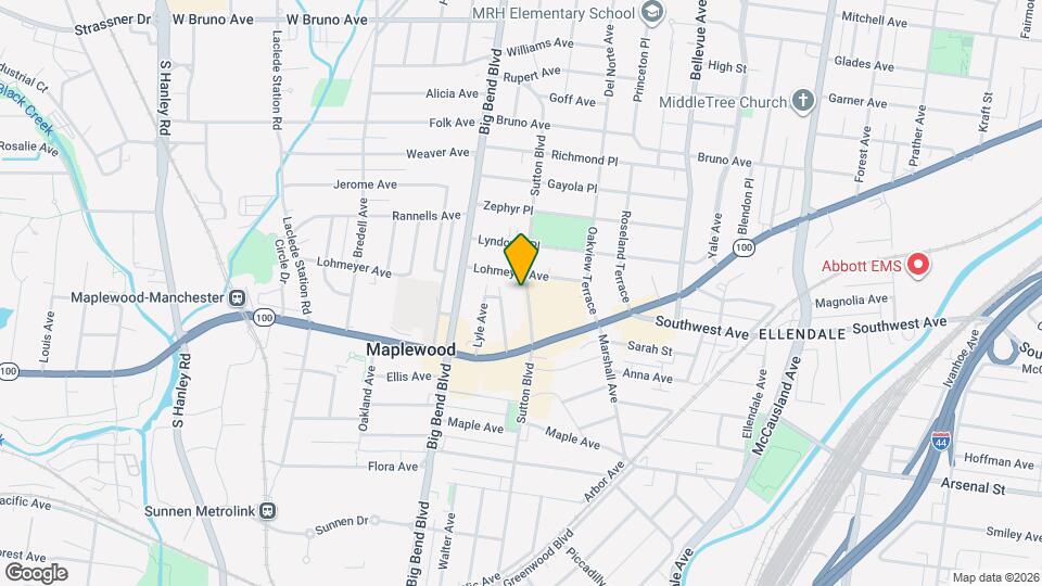 2617 Sutton Blvd Map and Location Details