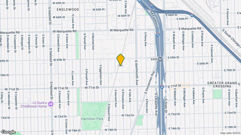 6934 S Princeton Ave Mapa y Detalles de la Ubicación