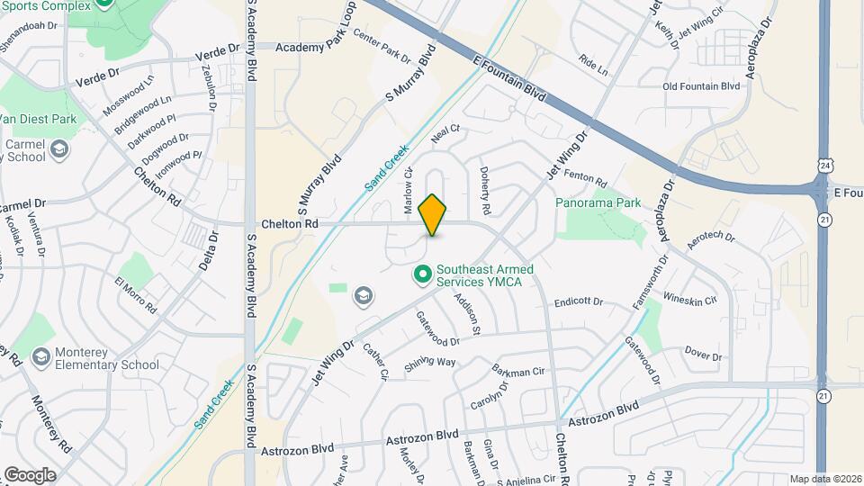 4427 Hunting Meadows Cir Map and Location Details