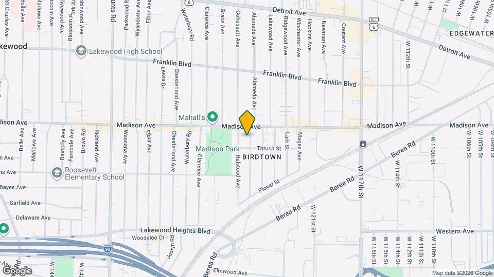 2026 Dowd Ave, Unit Lower Map and Location Details