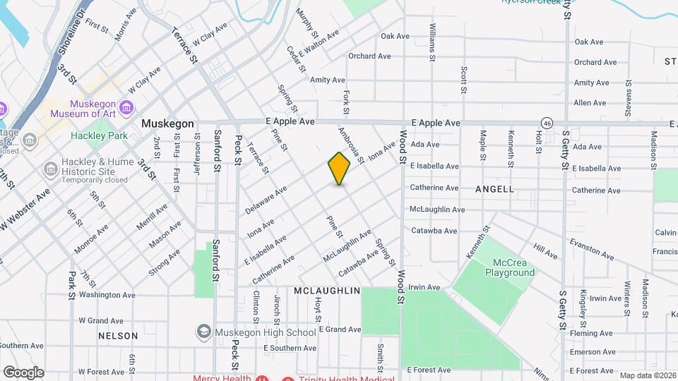 1157 Spring St Map and Location Details