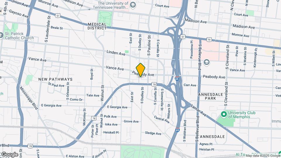 372 S Dudley St Map and Location Details