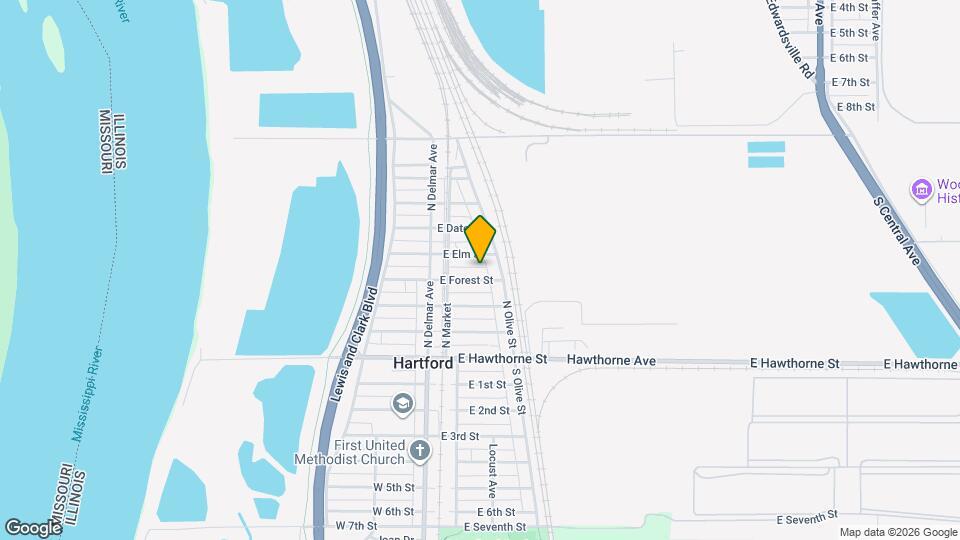 129 E Forest St Map and Location Details