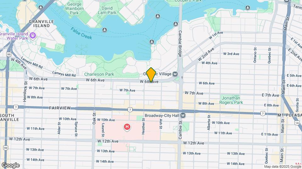 668 W 6th Ave Map and Location Details