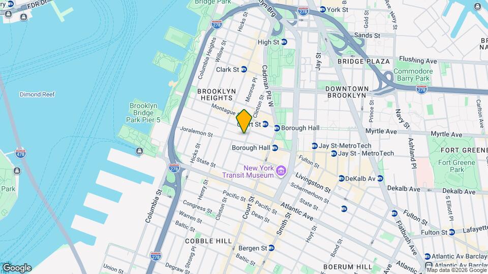 114 Clinton St Map and Location Details