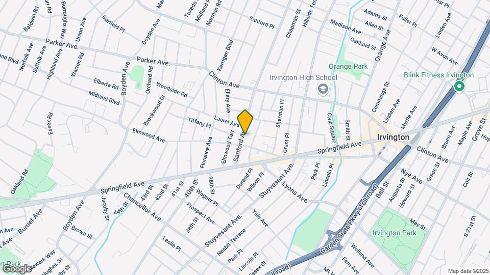 1044 Sanford Ave Mapa y Detalles de la Ubicación