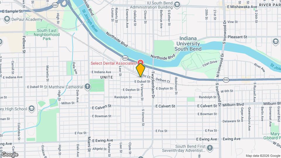 1409 E Dubail Ave Map and Location Details