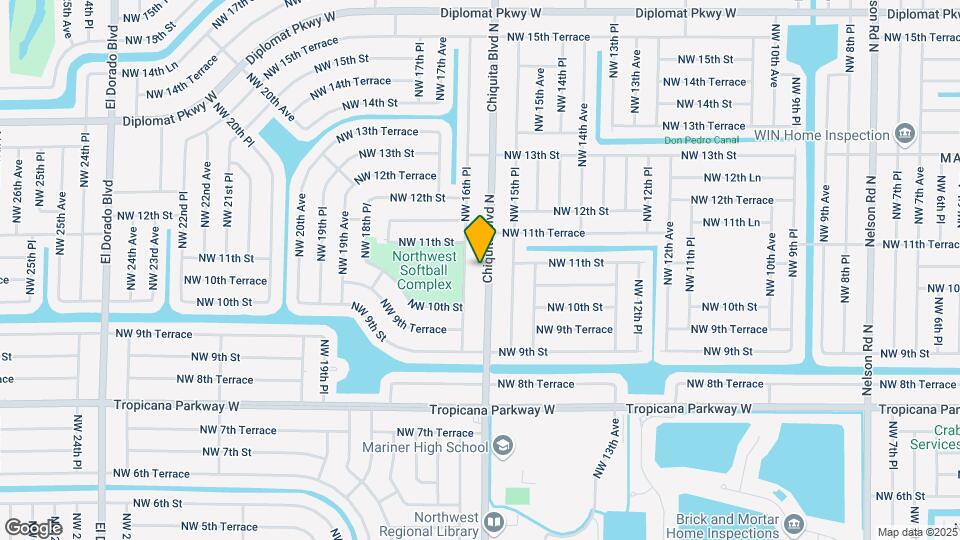 1026 Chiquita Blvd N Map and Location Details