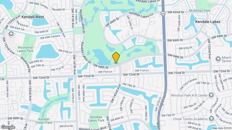 14293 Kendale Lakes Dr Mapa y Detalles de la Ubicación