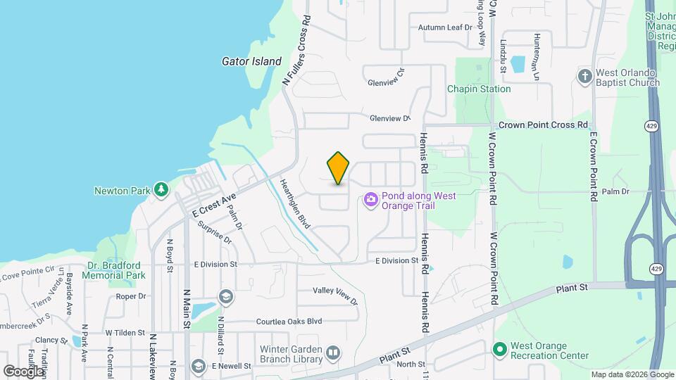 612 Grassy Stone Dr Mapa y Detalles de la Ubicación