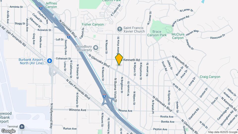 2812 N Buena Vista St Map and Location Details
