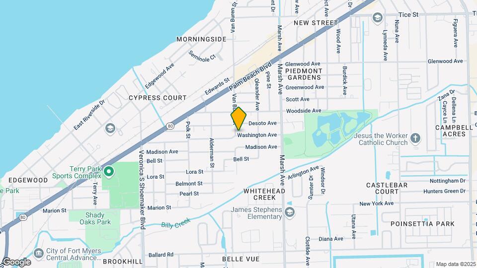 873 Van Buren St Mapa y Detalles de la Ubicación
