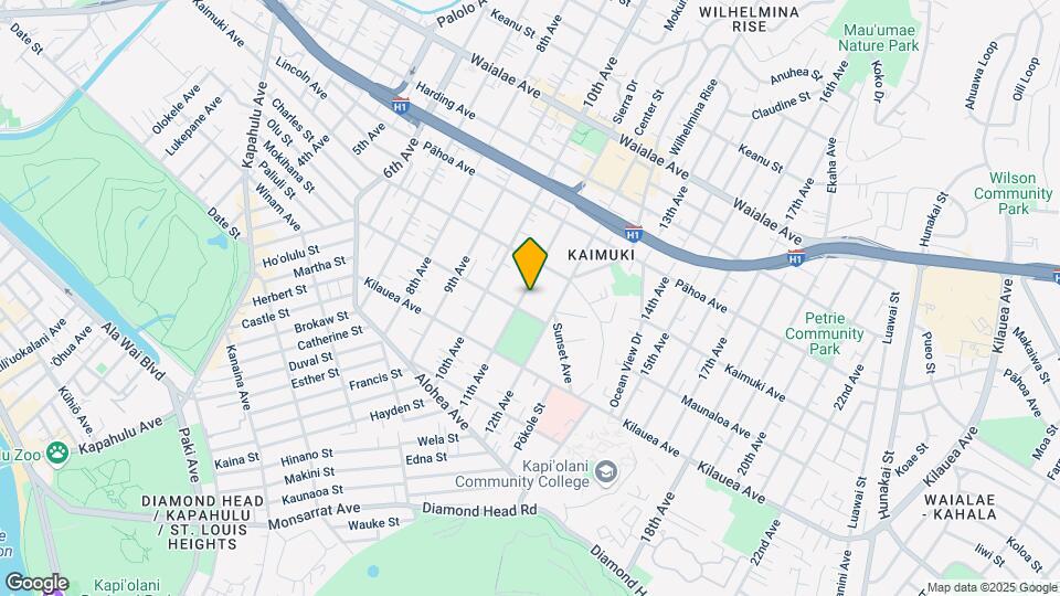 821 11th Ave Mapa y Detalles de la Ubicación