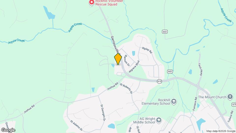 1391 Garrisonville Rd Map and Location Details