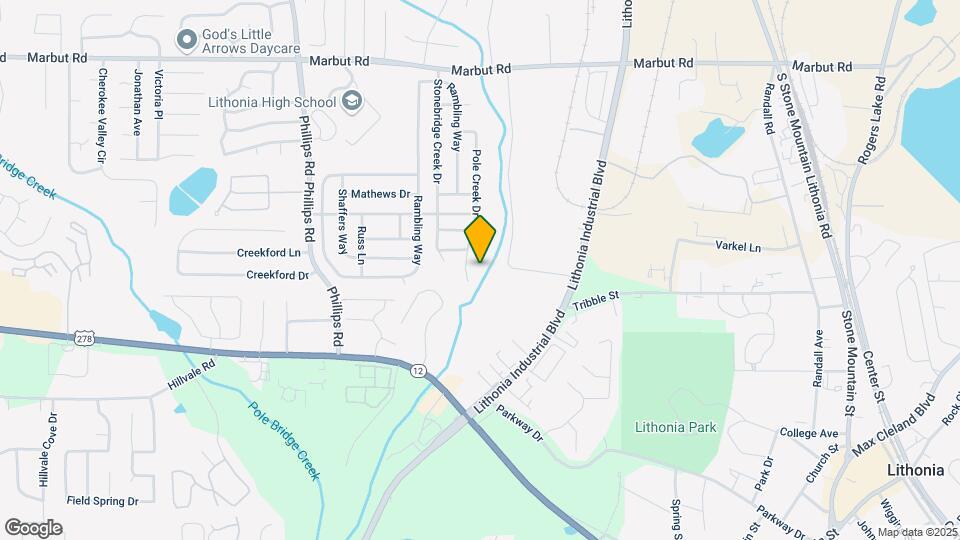 6730 Pole Creek Dr Map and Location Details