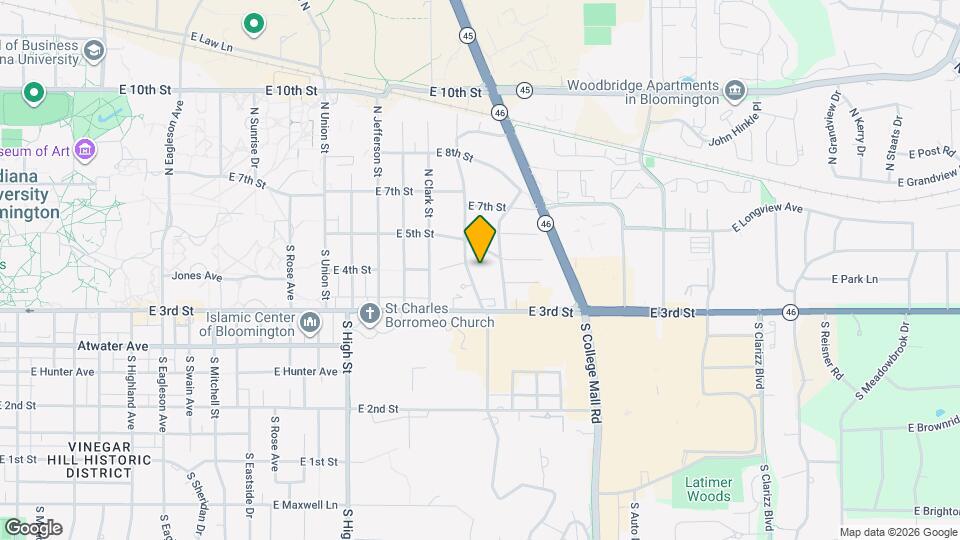 209 S Hillsdale Dr Map and Location Details
