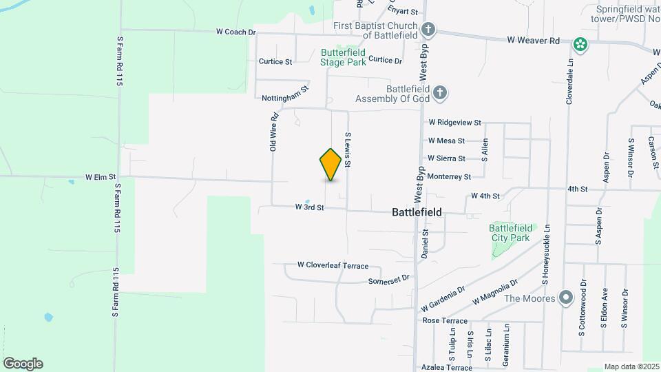 5408 S Hutchinson Ct Map and Location Details