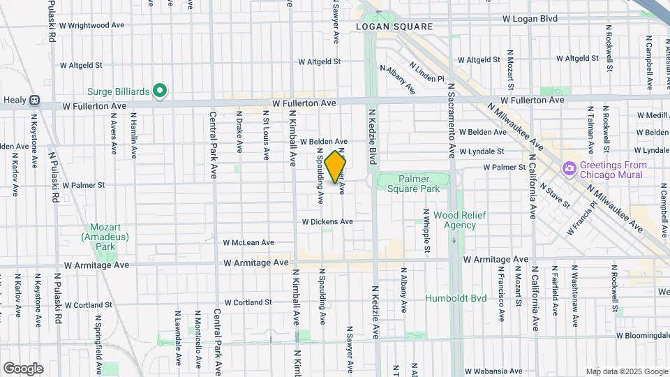 3261 W Palmer St Map and Location Details