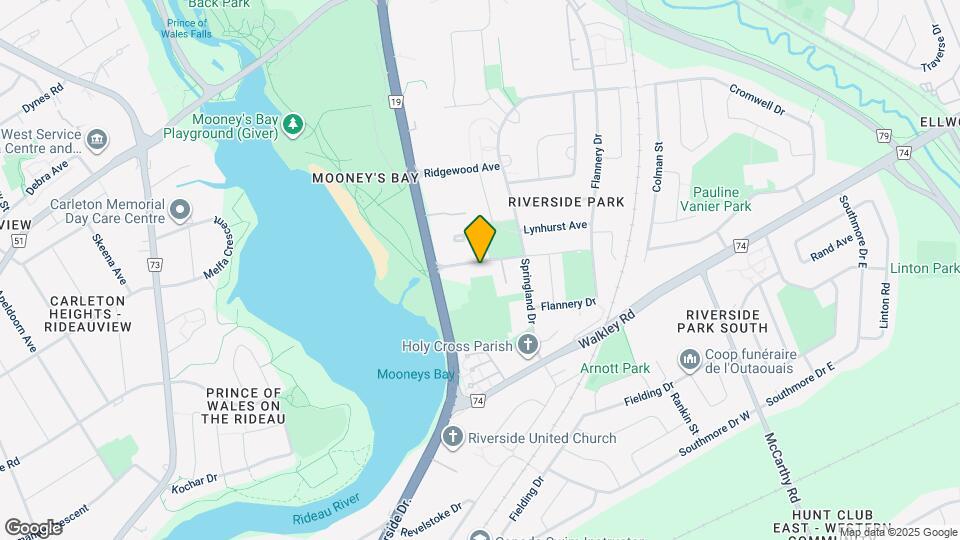 732 Mooney's Bay Pl Map and Location Details