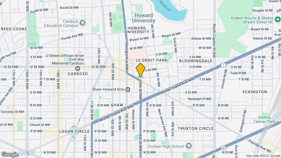 547 Florida Ave NW Map and Location Details