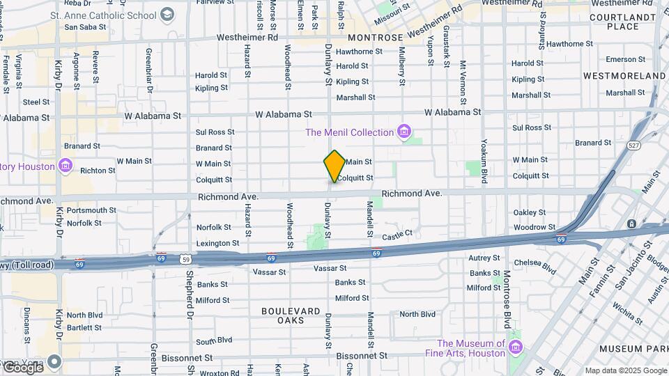 1660 Richmond Ave Mapa y Detalles de la Ubicación