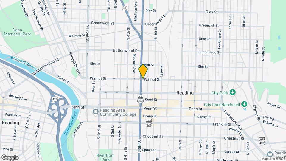 500 Walnut St, Unit 2E Map and Location Details