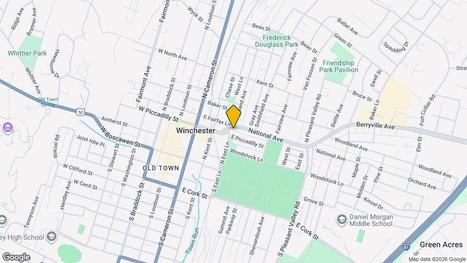 214 N East Ln Map and Location Details