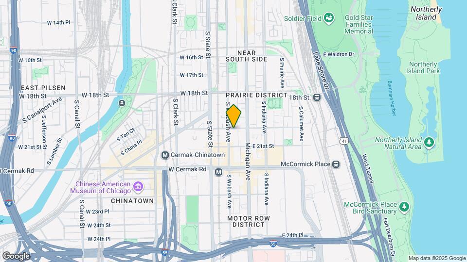 2003 S Wabash Ave Map and Location Details