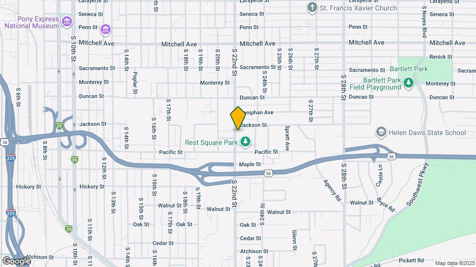 1909 S 22nd St Mapa y Detalles de la Ubicación
