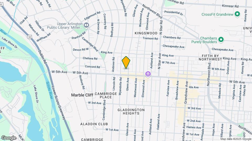 1617-1623 Glenn Ave Map and Location Details