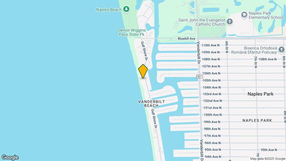 Golfshores at Vanderbilt Beach Mapa y Detalles de la Ubicación