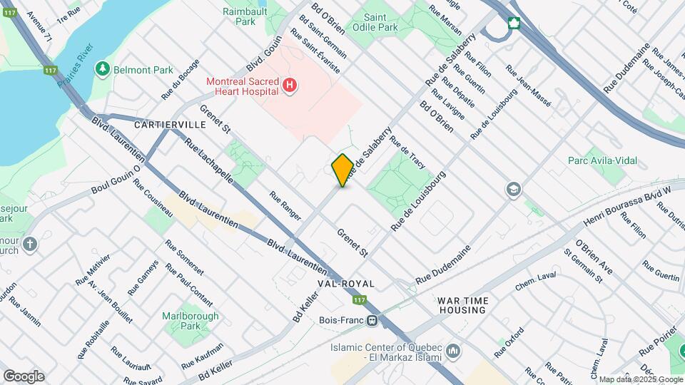 5640 De Salaberry Rue Map and Location Details