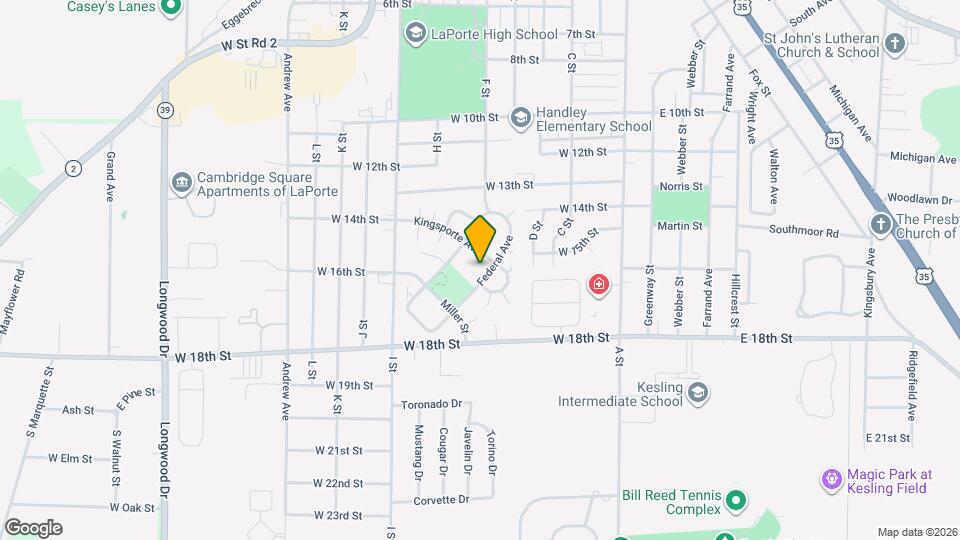 1404 Federal Ave Map and Location Details