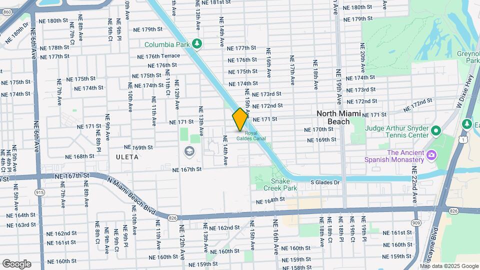 1430-1450 NE 170th St Mapa y Detalles de la Ubicación