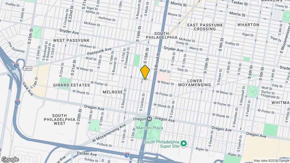 1430 W Ritner St Map and Location Details