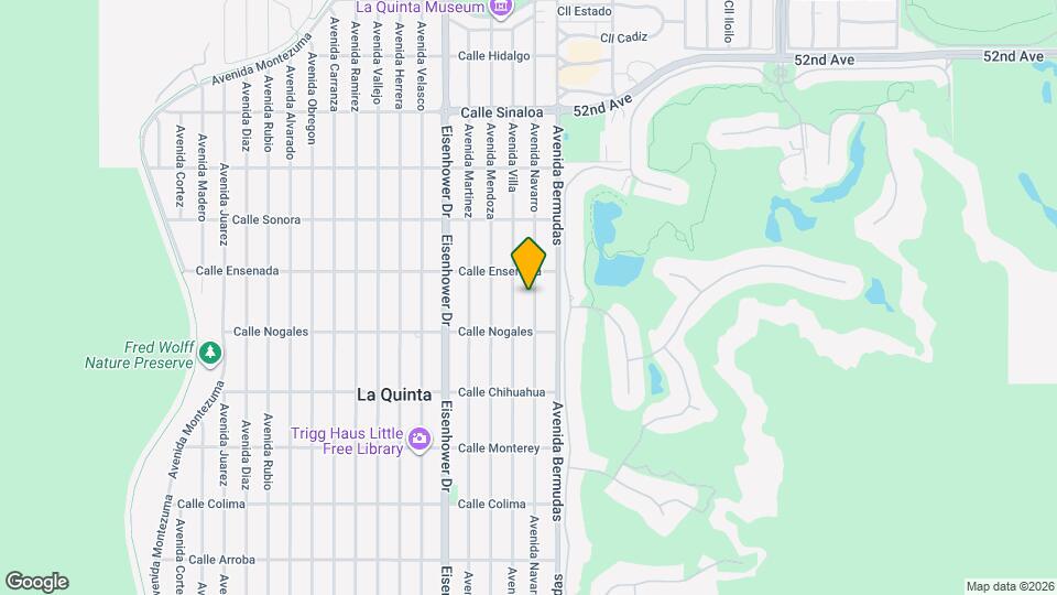 52601 Avenida Navarro Map and Location Details