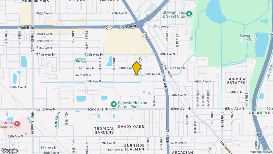 3738 67th Ave N Map and Location Details