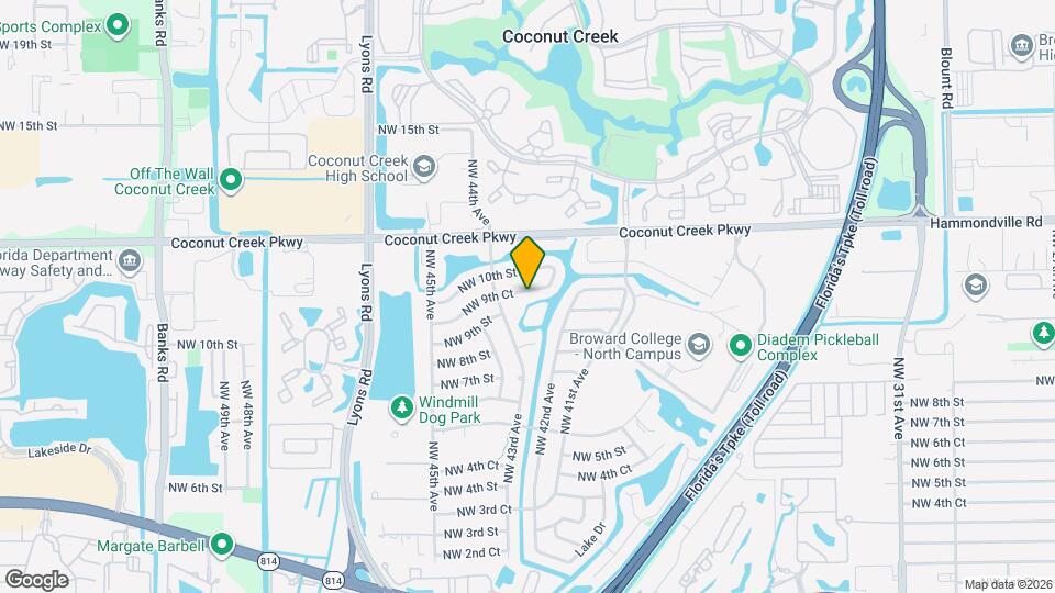 4250 NW 9th Ct Map and Location Details