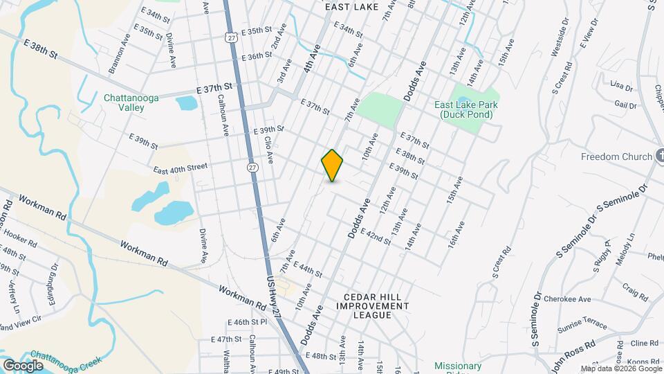 2601 E 41st St Map and Location Details